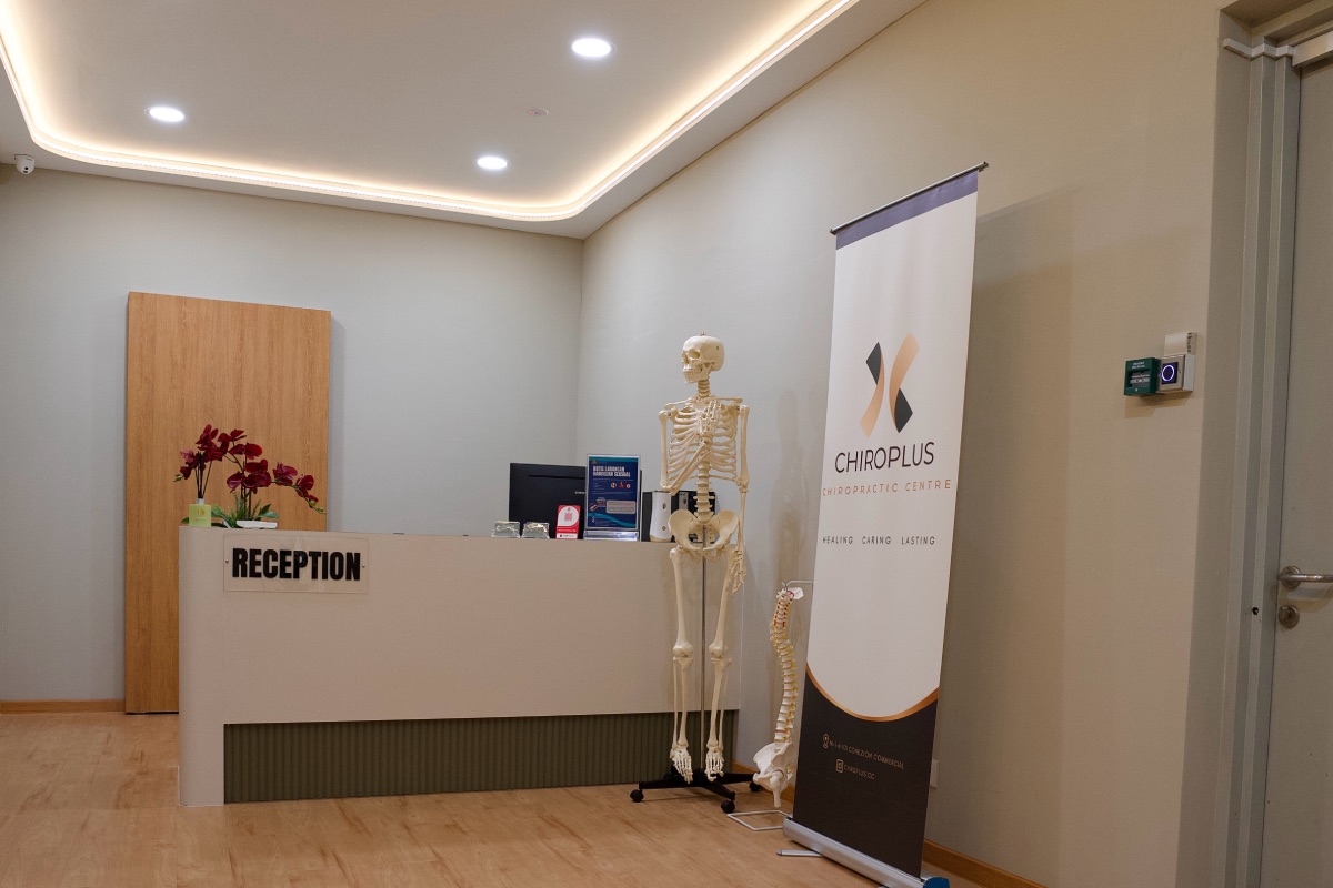 ChiroPlus reception and welcome area